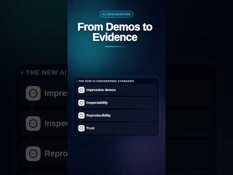 AI Engineering: From Demos to Verifiable Evidence