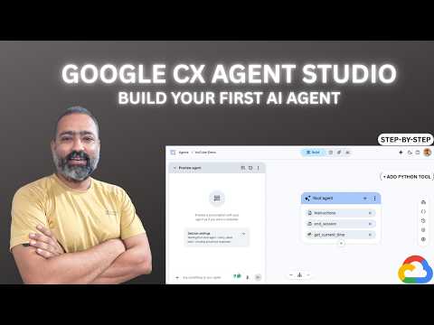 Google AI Agent Studio Tutorial - Build Your First AI Agent Step-by-Step